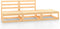 vidaXL - 3-delige - Loungeset - massief - grenenhout