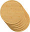 Snijplanken 6 st Ø40x1,5 cm bamboe