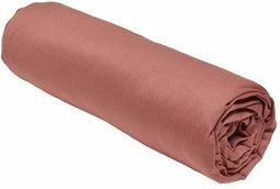 Verstelbaar onderlaken TODAY Essential Terra cotta 90 x 190 cm