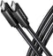 Axagon BUCM32-CM20AB - Aansluitkabel USB-C - 2 m 20 Gbit/s gegevensoverdracht - Zwart