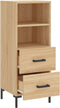 vidaXL - Dressoir - 34,5x34x90 - cm - bewerkt - hout - sonoma - eiken