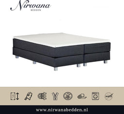 160x190 Topdekmatras - Topper HR55 - Koudschuim Tencel - 12 CM - Nirwana Bedden