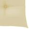 vidaXL - Stoelkussens - 6 - st - 50x50x7 - cm - oxford - stof - crèmewit