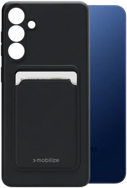 Mobilize - Samsung Galaxy S25+ - Cardcase TPU - Ruimte voor pasjes - Zwart