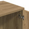 vidaXL - Tv-meubel - 120x34x37 - cm - bewerkt - hout - artisanaal - eikenkleur