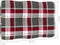 vidaXL - Palletkussens - 2 - st - ruitpatroon - stof - rood