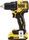 DeWalt DCD708D2T-QW - 18 V XR Li-Ion compacte schroef/boormachine - 1.5Ah accu BRUSHLESS motor (2 stuks)