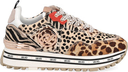 Liu Jo Maxi Wonder 1 - Dames Sneakers - Dierenprint - Luipaard