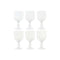 Set van bekers Home ESPRIT Transparant Kristal 270 ml (6 Stuks)