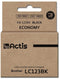 Actis KB-123Bk - Inktcartridge - Vervanging Brother LC123BK/LC121BK - Zwart (15 ml)