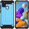 imoshion Hoesje - Geschikt voor Samsung Galaxy A21s - Rugged Xtreme Backcover - Lichtblauw