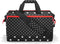 Reisenthel Allrounder L Pocket - Reistas - 32L - 9 vakken - Mixed Dots Zwart/Wit/Oranje