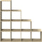 vidaXL - Kamerscherm - / - boekenkast - 131,5x29x131,5 - cm - hout - sonoma - eiken