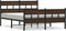 vidaXL - Bedframe - met - hoofdbord - en - voetbord - zonder - matras - 137x190 - cm