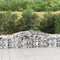 vidaXL - Schanskorven - 7 - st - gewelfd - 400x50x60/80 - cm - gegalvaniseerd - ijzer