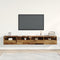 vidaXL - TV - Wandkasten - 2 - stuks - Oud - Hout - 100x30x30 - cm - Gelaagd - Hout