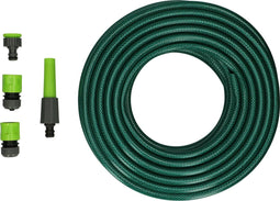 Kinzo Garden - Tuinslang 30 Meter - met Sproeier en Koppelstukken - PVC (5-Delig)