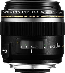 Canon EF-S 60 mm F2.8 USM Macro 52 mm filter (geschikt voor Canon EF-S) zwart