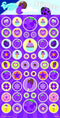 Funny Products Stickers Grapes Paars 50 Stuks - sinterklaas- schoencadeau - schoencadeautje - knutselen - creatief