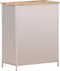 vidaXL - Dressoir - 60x35x75 - cm - ruw - mangohout - en - ijzer