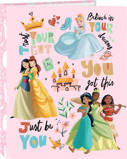 Ringmap Disney Princess Magical Beige Roze A4 26.5 x 33 x 4 cm