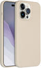 Accezz Liquid Silicone Backcover iPhone 14 Pro Max - Schokabsorberend - Beige