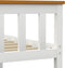 vidaXL - Bedframe - massief - grenenhout - wit - 120x200 - cm