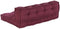 vidaXL - Pallet - Sofa - Kussen - met - Rugsteun - Rood - Stof