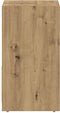vidaXL - Wastafelkast - 60x33x60 - cm - bewerkt - hout - artisanaal - eikenkleurig