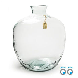 Eco Glas Fles vaas (Hoogte 55 Diameter 45/13 CM)