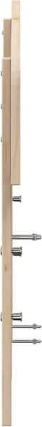 vidaXL - Hoofdbord - 160 - cm - massief - grenenhout