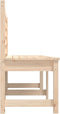 vidaXL - Tuinbank - 201,5 - cm - massief - grenenhout