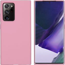 iMoshion Hoesje Geschikt voor Samsung Galaxy Note 20 Ultra Hoesje Siliconen - iMoshion Color Backcover - Roze