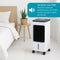 Lifetime Air Aircooler - Ventilator Luchtbevochtiger 4L - 55dB - Afstandsbediening Timer - 22 x 24 x 53,5 cm