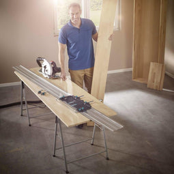 Wolfcraft 6914000 - Geleiderail FSK 145 - Verlengbaar tot 255 cm - Aluminium