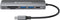 Conceptronic DONN11G - USB Hub - 4K Ultra HD - Grijs