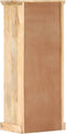 vidaXL - Hoge - kast - met - deur - 45x32x110 - cm - massief - mangohout