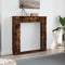 vidaXL - Haardombouw - 100x20x100 - cm - bewerkt - hout - gerookt - eikenkleurig