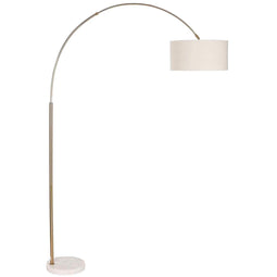 Vloerlamp Home ESPRIT Wit Beige Gouden 126 x 40 x 193 cm