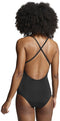 PUMA Swim - V-Neck Crossback Badpak - Comfortabele pasvorm - Zwart