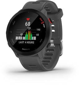 Garmin Forerunner 55 - GPS Sporthorloge - Hartslagmonitor en Wellness Tracking - Grijs