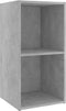 vidaXL - Tv-meubel - 72x35x36,5 - cm - bewerkt - hout - betongrijs