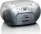 Lenco SCD-420 - Draagbare radio/CD-speler - FM radio en cassette - Zilver