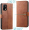 iMoshion Hoesje Geschikt voor Oppo A74 (4G) Hoesje Met Pasjeshouder - iMoshion Luxe Bookcase - Bruin