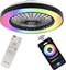 WERYOU® illuminAIR - Plafondventilator - RGB LED verlichting - Dimbaar - ⌀56CM