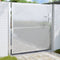 vidaXL - Poort - 100x100 - cm - roestvrij - staal