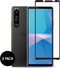 iMoshion Screenprotector Geschikt voor Sony Xperia 10 III Tempered Glass - iMoshion Screenprotector Gehard Glas 2 pack
