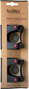 Toolflex Original H-01 - Gereedschapshouder - Set van 2 - Medium Klemmen (Ø 20-30 mm) (2-pack)