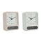 Bordsklocka Home ESPRIT Wit (2 Stuks)