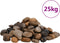 vidaXL - Kiezelstenen - gepolijst - 2-5 - cm - 25 - kg - meerkleurig